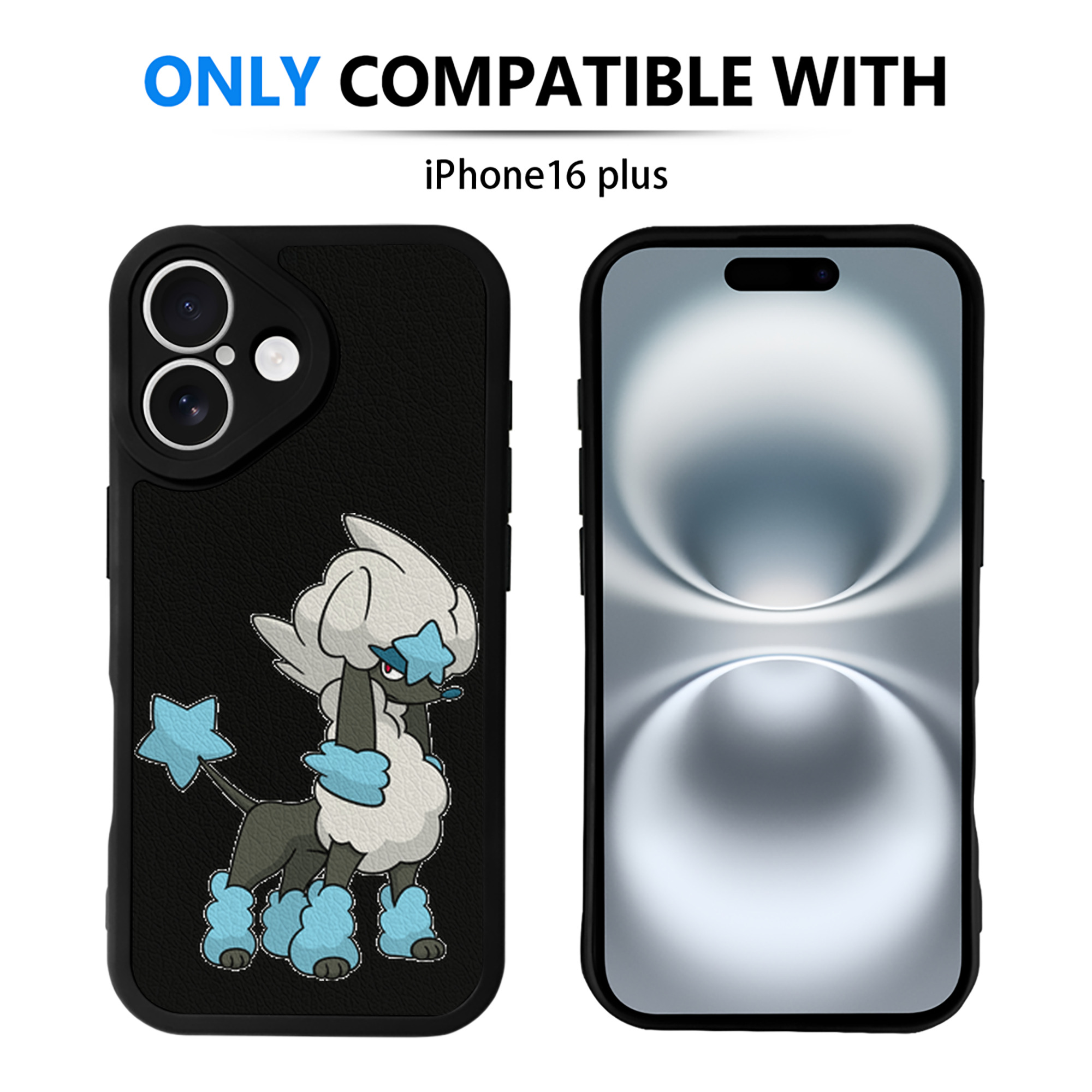 （画像用） ポケットモンスター Pokémon 【iPhone 16シリーズ対応】シリコンスマホケース（レザー調） 材質：シリコン